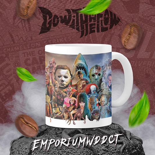"HORROR (TERROR)" Premium Classic Ceramic Mug - EmporiumWDDCT