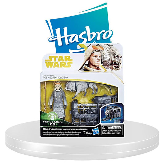 Hasbro Star Wars Solo - Rebolt and Corellian Hound 3.75 Inch Action Figure (2-Pack) (Force Link 2.0) - EmporiumWDDCT