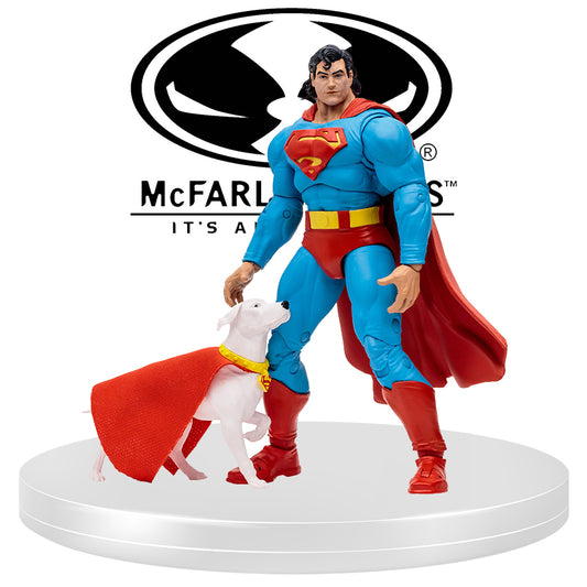 McFarlane Toys - DC Multiverse Superman & Krypto (Return of Superman) - EmporiumWDDCT